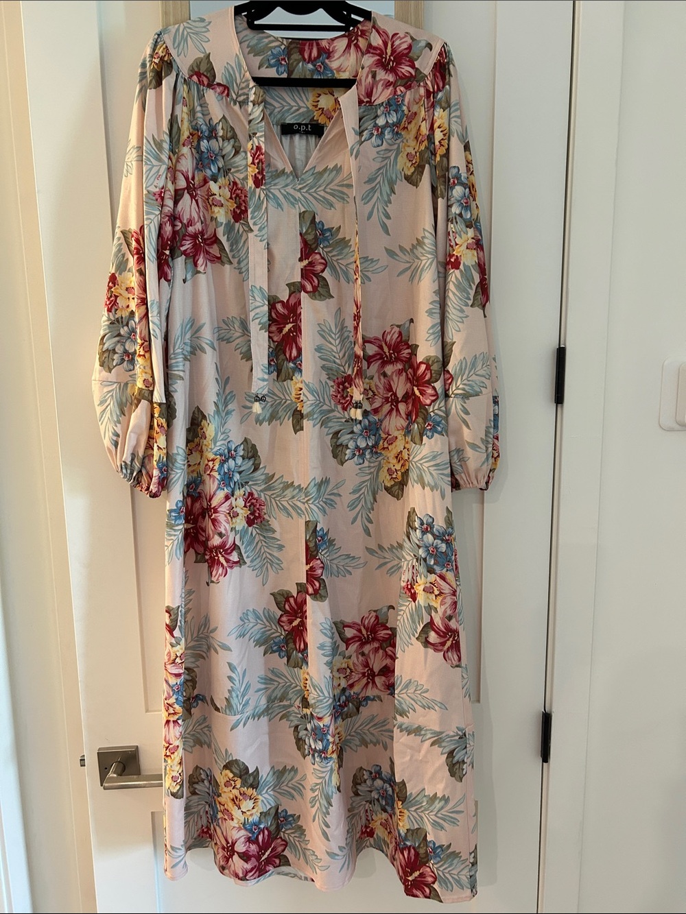 Anthropologie O.P.T Tropical Floral Kaftan Dress